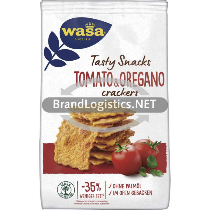 Wasa Tasty Snacks Crackers Tomato & Oregano 160 g