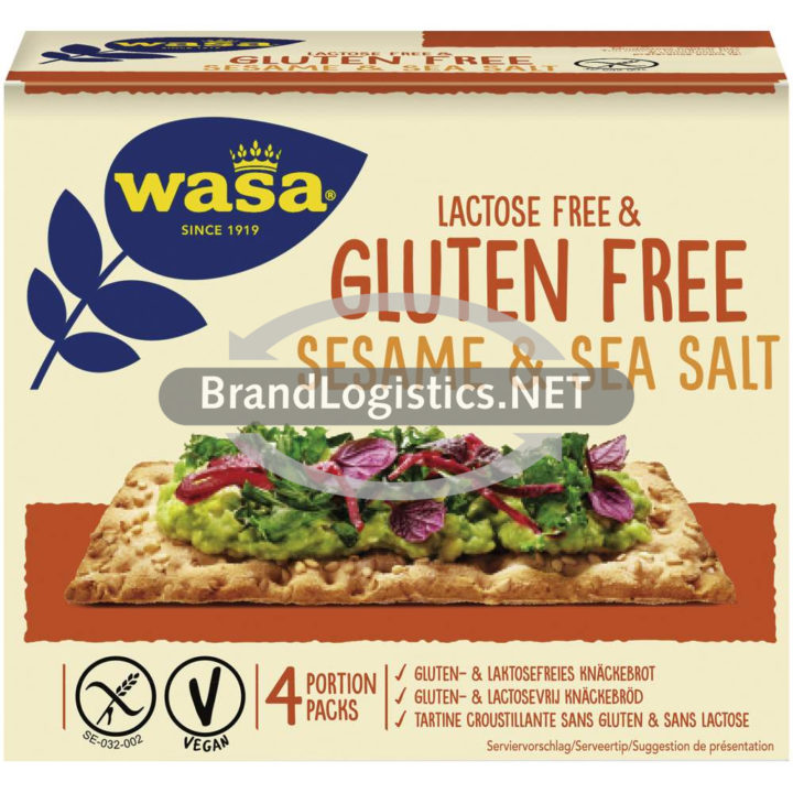 Wasa Gluten- und Laktosefrei Sesame & Sea Salt 240 g