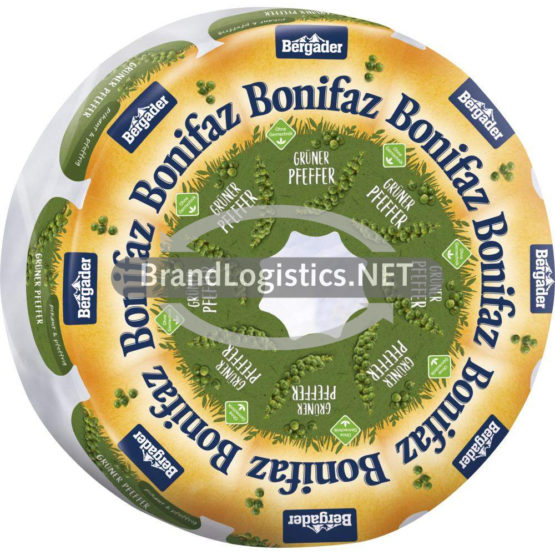 Bergader Bonifaz Grüner Pfeffer Torte 70% i. Tr. ca. 1,2 kg