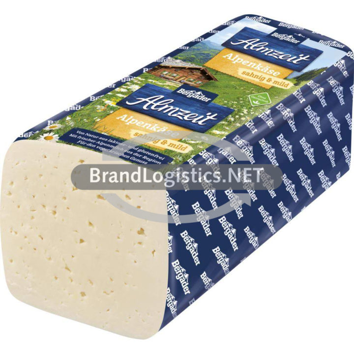 Bergader Almzeit Alpenkäse sahnig&mild Brot 55% Rahmstufe ca. 2,9 kg