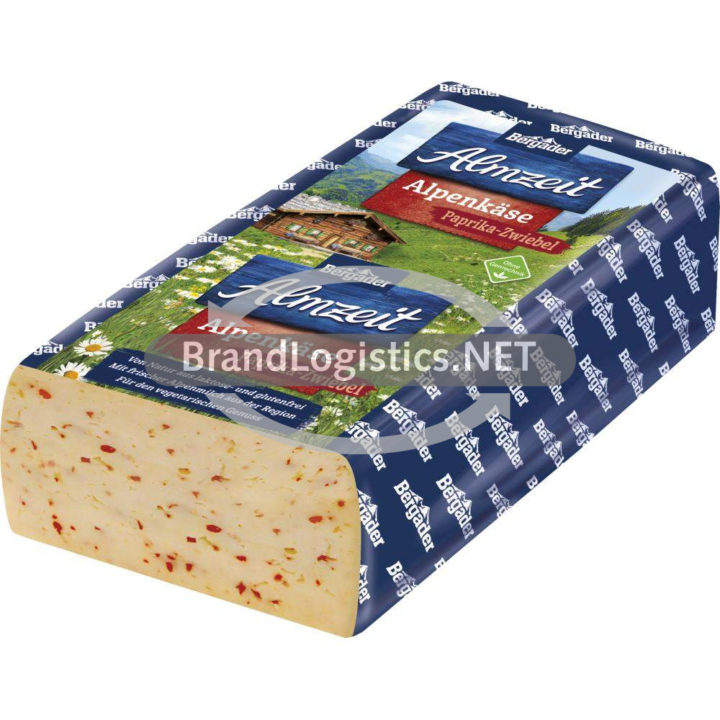 Bergader Almzeit Alpenkäse Paprika Brot 45%
