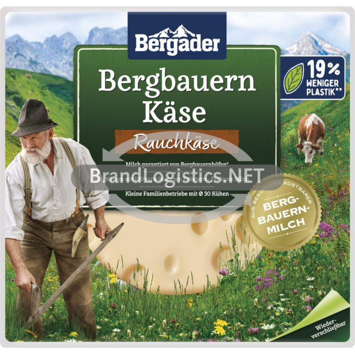 Bergader Bergbauern Käse Rauchkäse 150 g