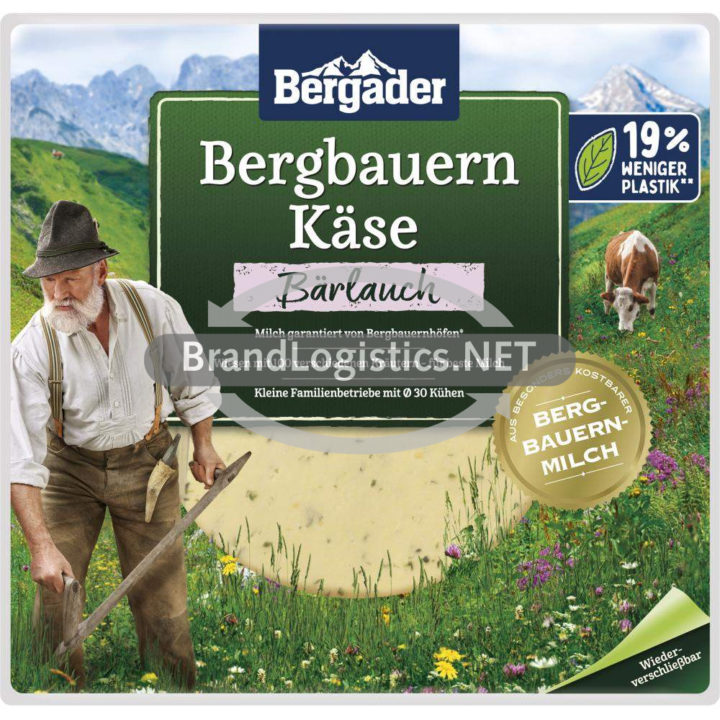 Bergader Bergbauern Käse Bärlauch 150 g