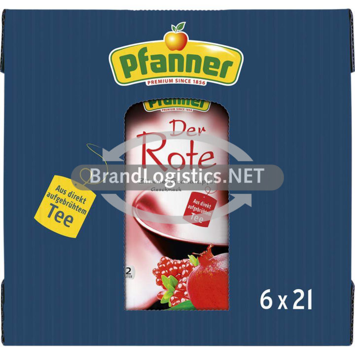 Pfanner Der Rote Zitrone Granatapfel Tray 6×2 l