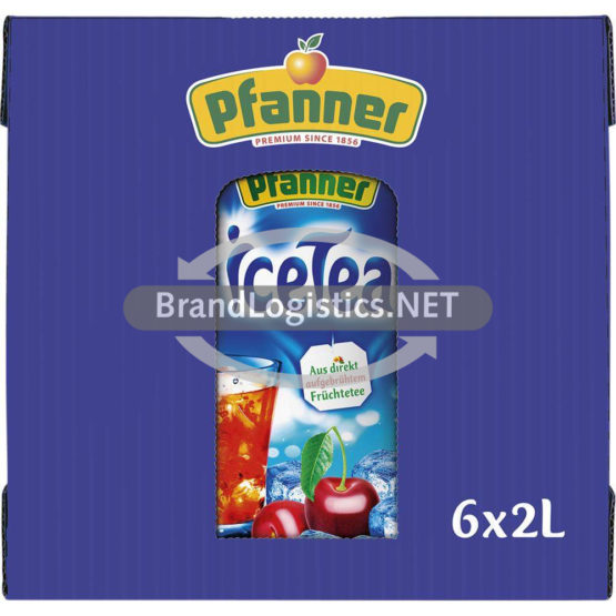 Pfanner Eistee Wildkirsche Tray 6×2 l