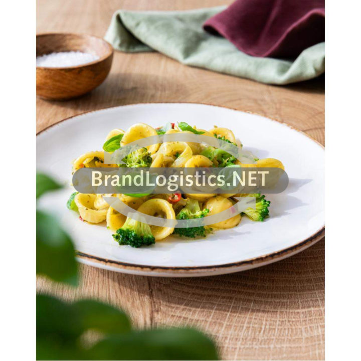 Barilla Collezione Orecchiette mit Pesto Basilico e Peperoncino, Brokkoli und Endivie