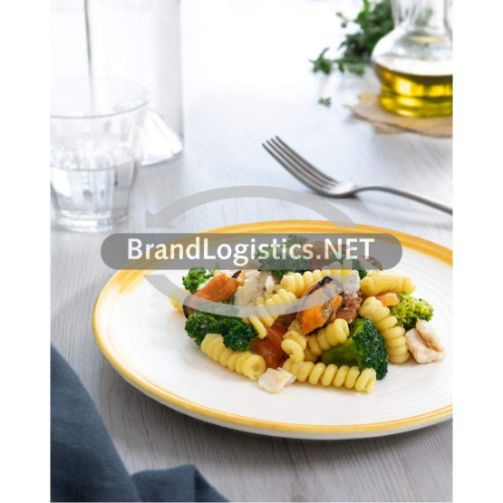 Barilla Collezione Fusilli Bucati Corti mit Umbrina, Muscheln, Brokkoli und Majoran