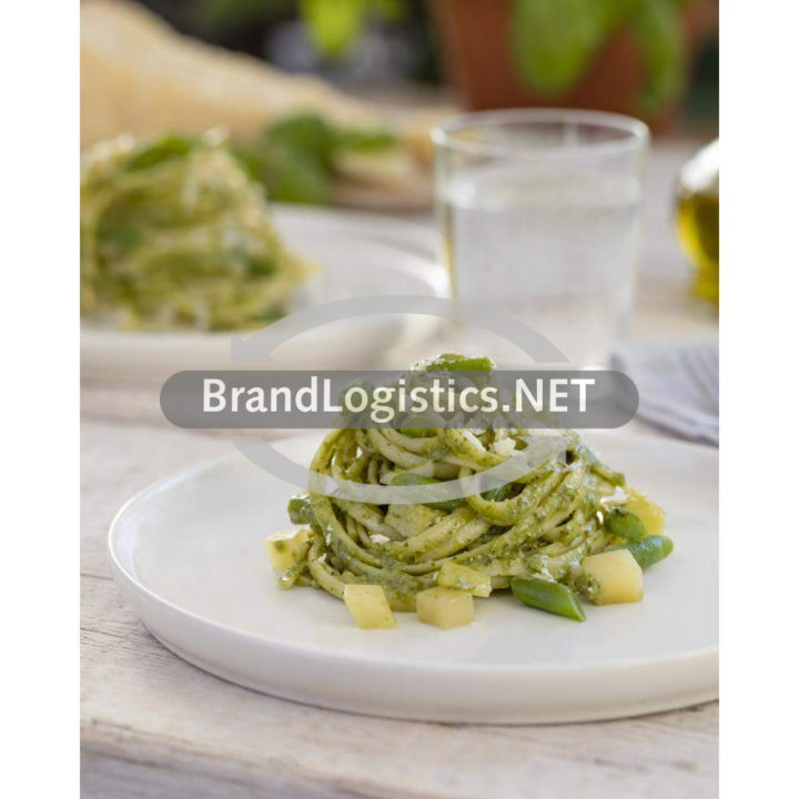Barilla Collezione Linguine mit Pesto alla Genovese, grünen Bohnen und Kartoffeln