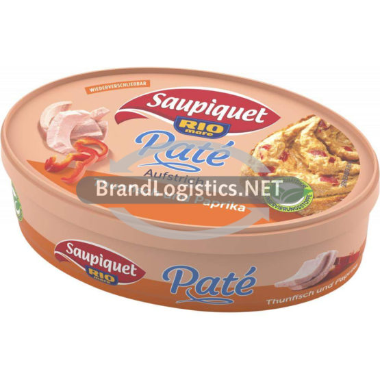 Saupiquet Rio Mare Paté Aufstrich Thunfisch und Paprika 115 g