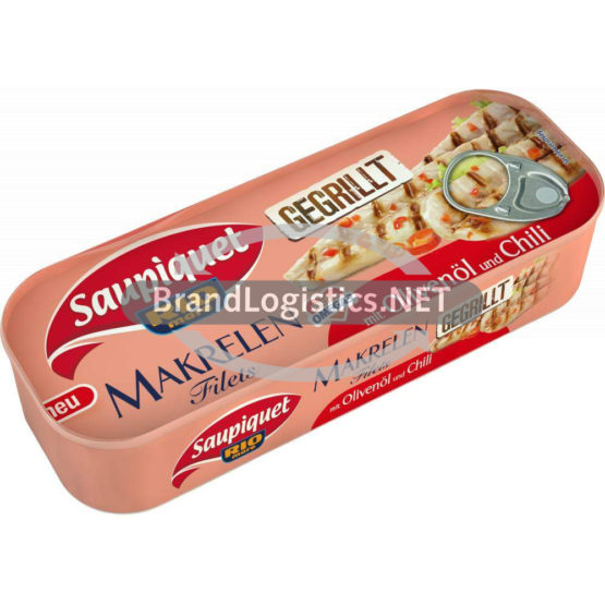 Saupiquet Rio Mare Gegrillte Makrelen-Filets mit Olivenöl und Chili 120 g