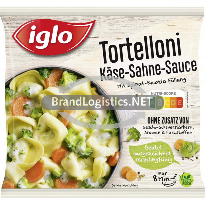 Iglo Tortelloni Käse-Sahnesauce Gerührt & Verführt 450 g