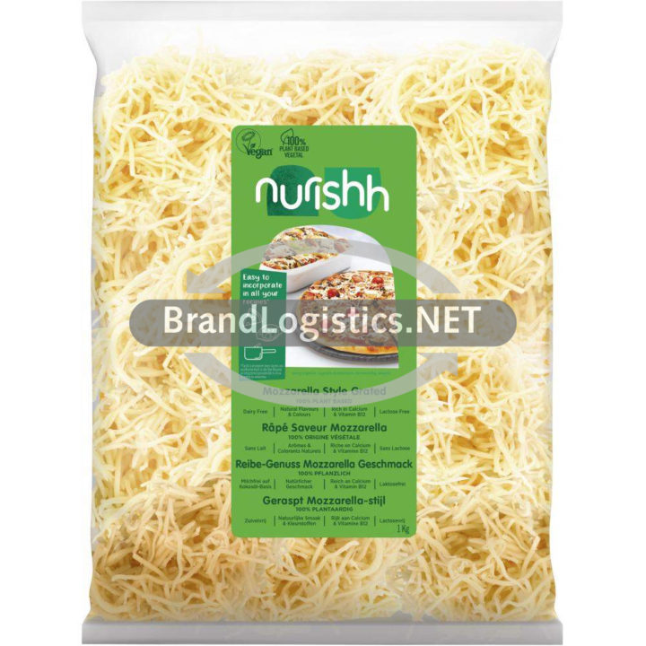 Nurishh Veganer Reibe-Genuss Mozzarella-Geschmack 1 kg