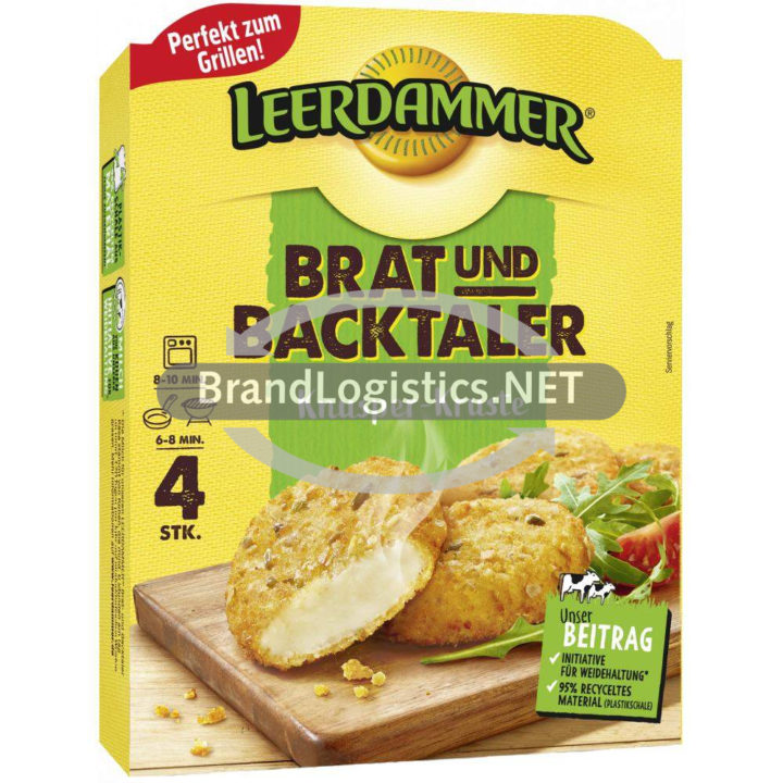 Leerdammer Brat- und Backtaler Knusper-Kruste 160 g