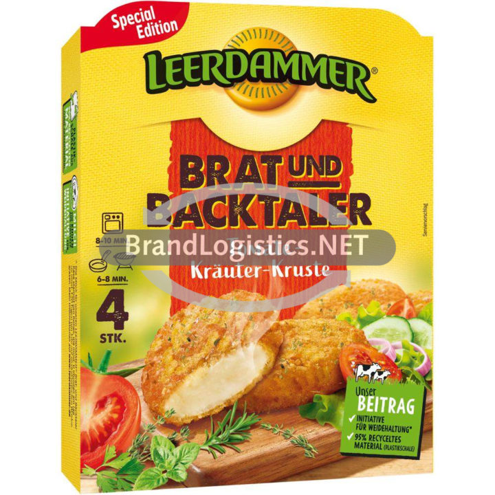 Leerdammer Brat- und Backtaler Tomate-Kräuter-Kruste 160 g