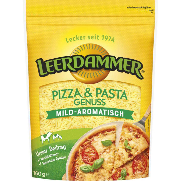 Leerdammer Pizza- & Pasta-Genuss mild-aromatisch 160 g