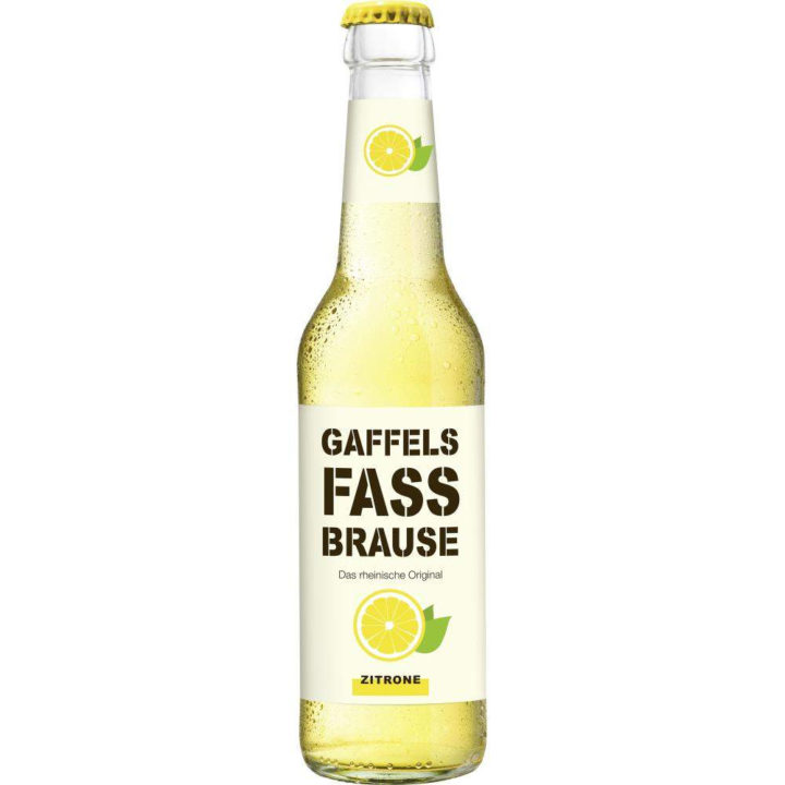 Gaffels Fassbrause Zitrone Flasche 0,33 l