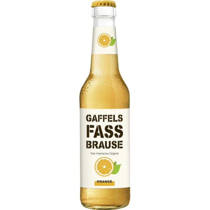 Gaffels Fassbrause Orange Flasche 0,33 l