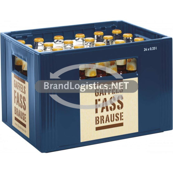 Gaffels Fassbrause Orange Kasten 24×0,33 l