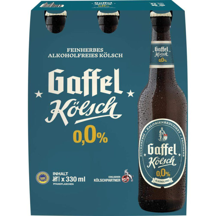 Gaffel Kölsch Frei 0,0% Sixpack 6×0,33 l