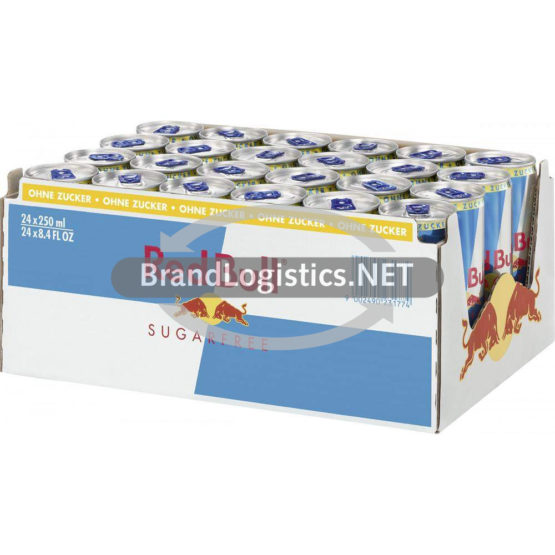 Red Bull Sugarfree DE Alu Can 24×250 ml HighTray