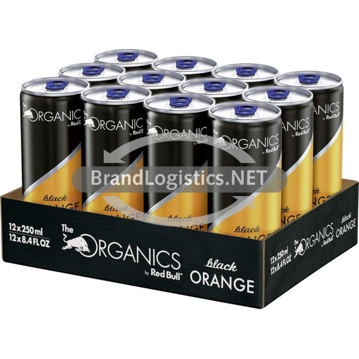 Red Bull Organics Black Orange 250 ml 12er Tray DPG