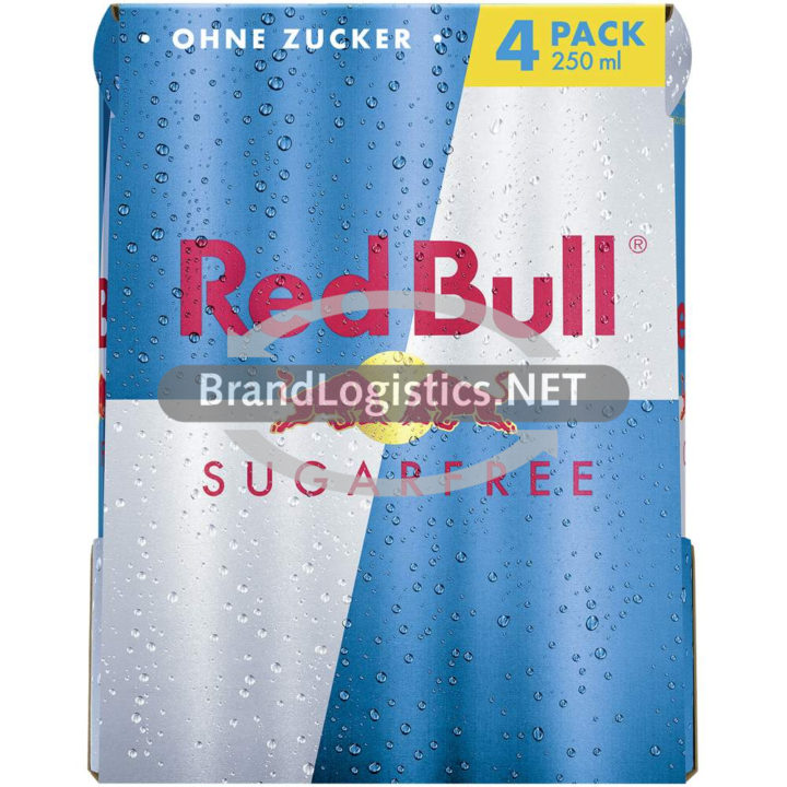Red Bull Sugarfree 250 ml 4-PK DPG E-Commerce