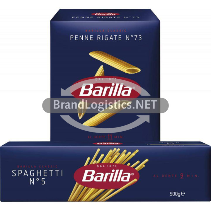 Barilla Spaghetti No.5 500 g und Barilla Penne No.73 500 g
