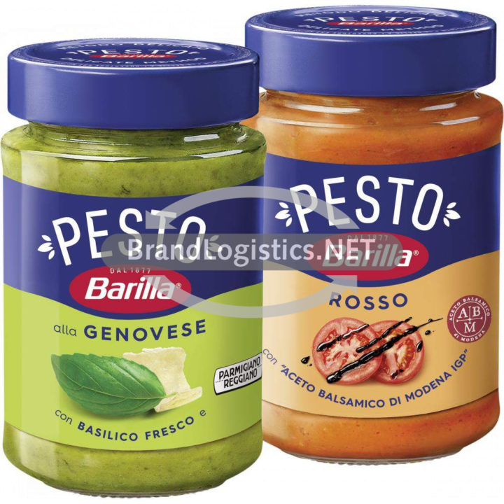 Barilla Pesto alla Genovese 190 g und Barilla Pesto Rosso 200 g