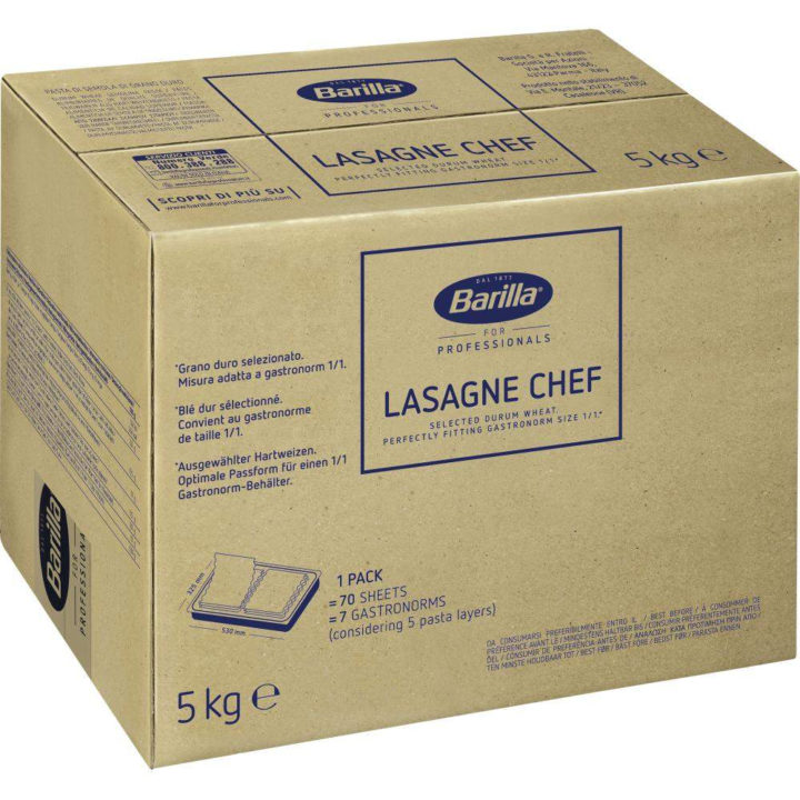 Barilla Lasagne Semola 5 kg