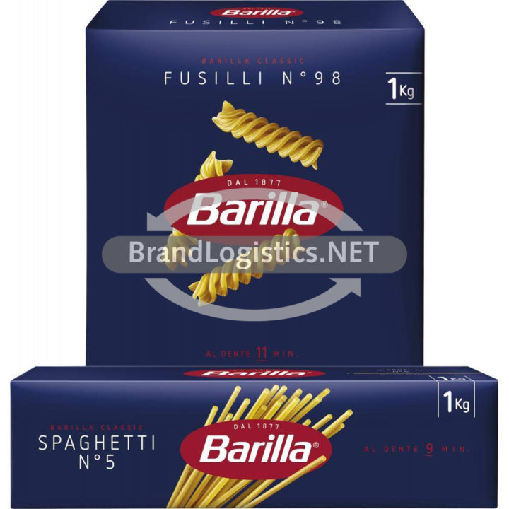 Barilla Spaghetti No.5 1 kg und Barilla Fusilli No.98 1 kg