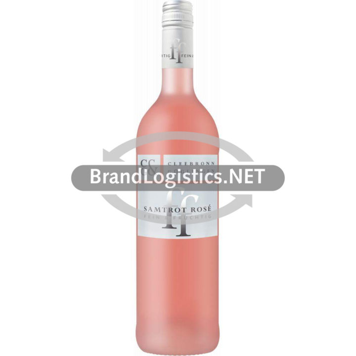 Cleebronner Samtrot Rosé fein & fruchtig QbA 0,75 l