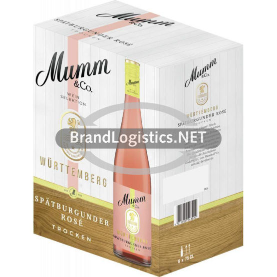 Mumm Spätburgunder Rosé trocken 6×0,75 l