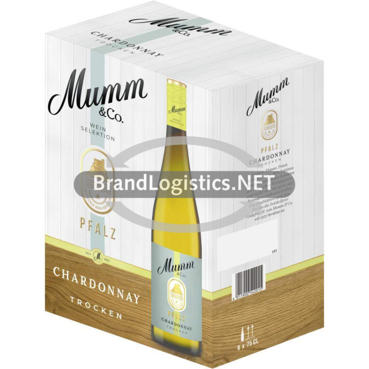 Mumm Chardonnay trocken 6×0,75 l