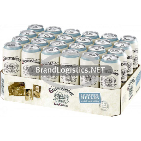 Grevensteiner Naturtrübes Helles 24×0,5 l Tray