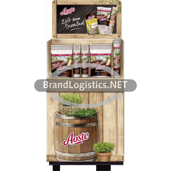 Aoste Dauerwurst Display 3fach EH50 1/4EP