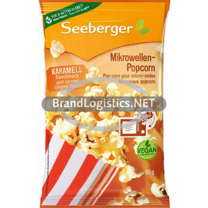 Seeberger Mikrowellen-Popcorn Karamell 90 g