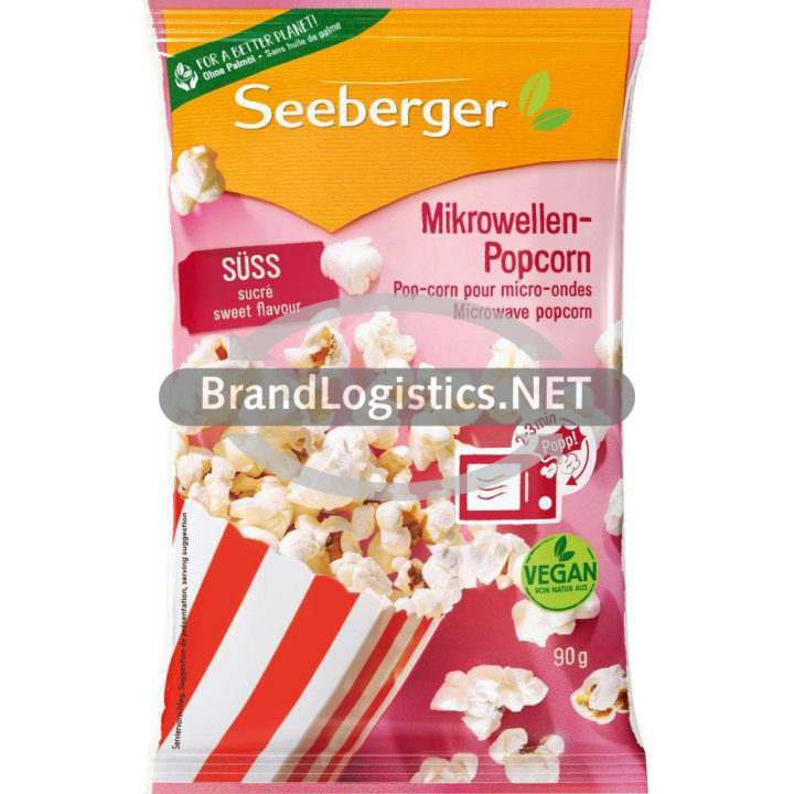Seeberger Mikrowellen-Popcorn süß 90 g