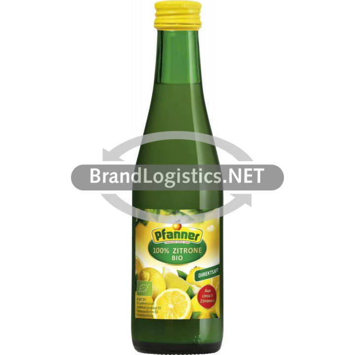 Pfanner Bio Zitronensaft 100% 12×0,25 l