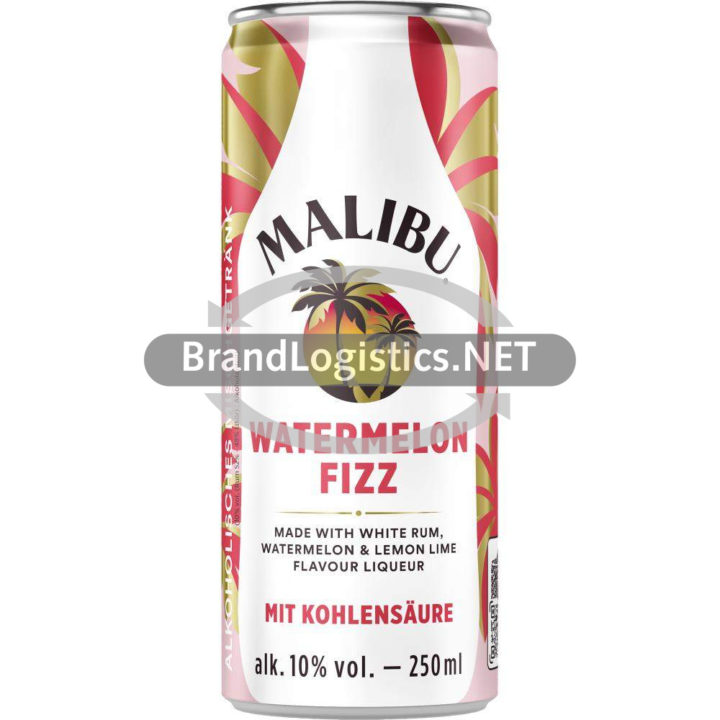 Malibu Watermelon Fizz 10 % vol 0,25 l