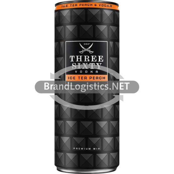 Three Sixty Vodka & Icetea Peach 10 % Vol. 0,33 l