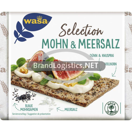 Wasa Selection Mohn & Meersalz 245 g