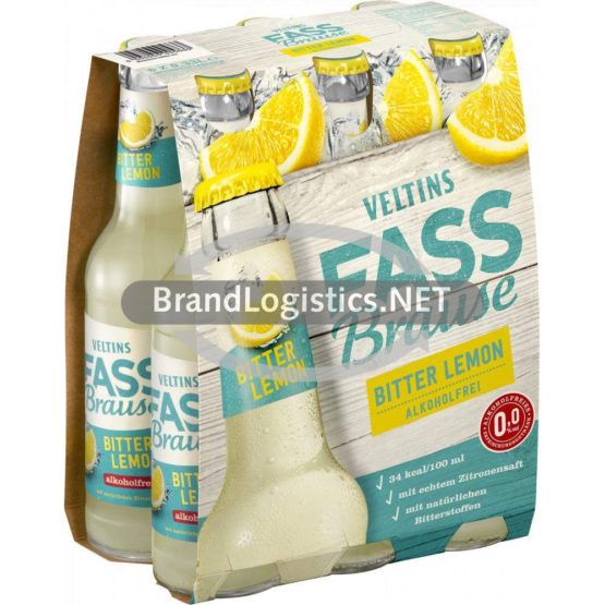 VELTINS Fassbrause Bitter Lemon 6×0,33 l