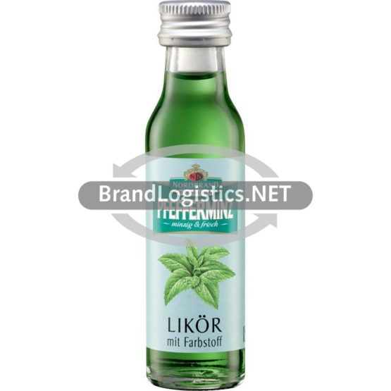 Nordbrand Pfefferminz Likör 18% vol. 0,02 l