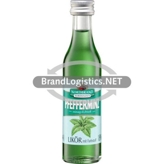 Nordbrand Pfefferminz Likör 18% vol. 0,04 l