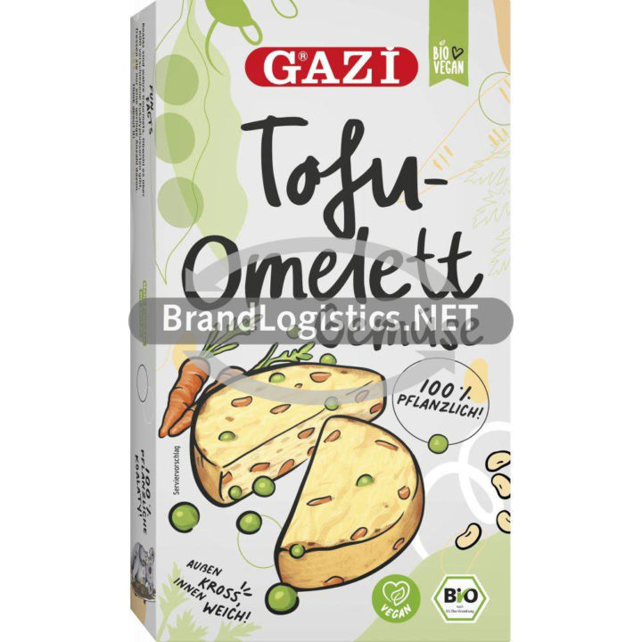 GAZi Vegan Tofu-Omelett Gemüse 2×90 g