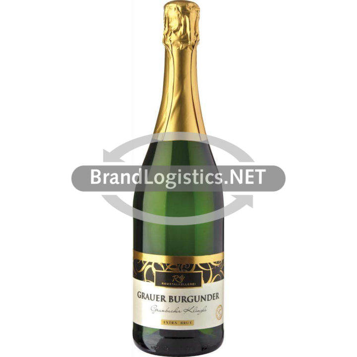 Remstalkellerei Grunbacher Klingle Grauer Burgunder Sekt b.A. extra brut 0,75 l