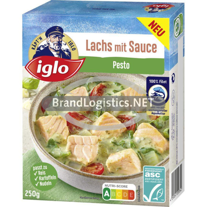 iglo Lachs mit Sauce Pesto 250 g