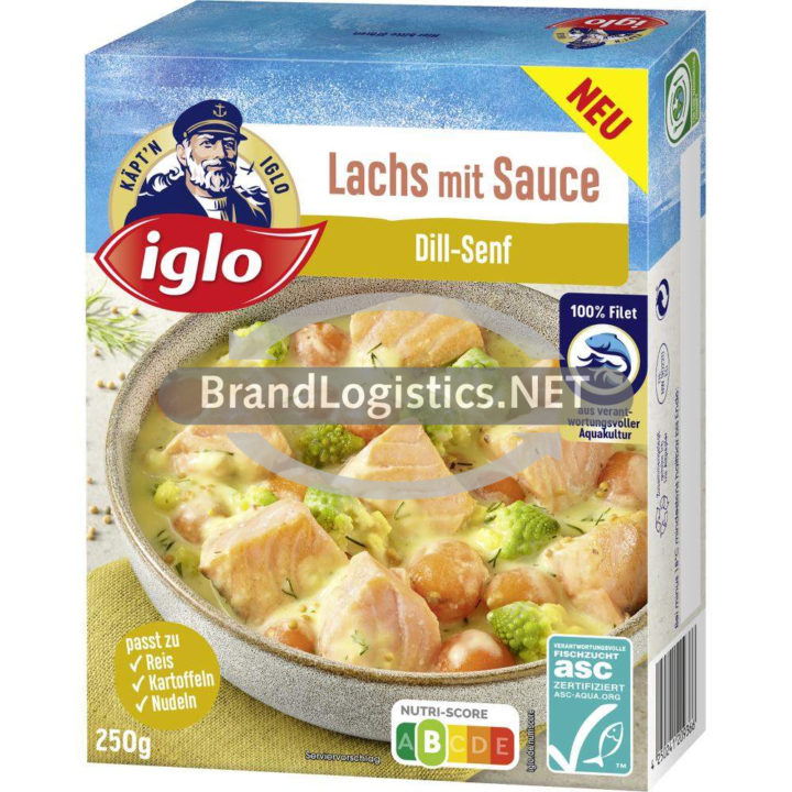 iglo Lachs mit Sauce Dill-Senf 250 g