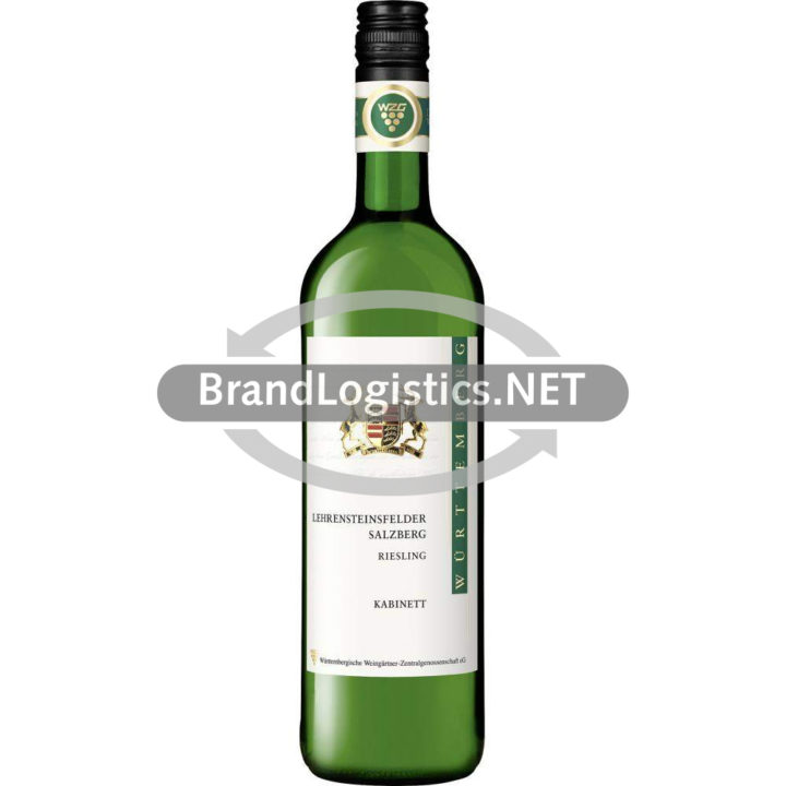 WZG Lehrensteinfelder Salzberg Riesling Prädikatswein Kabinett halbtrocken 0,75 l