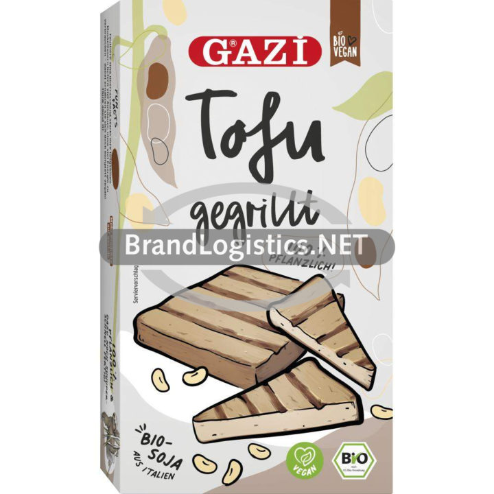 GAZi Vegan Bio-Tofu gegrillt 4×50 g